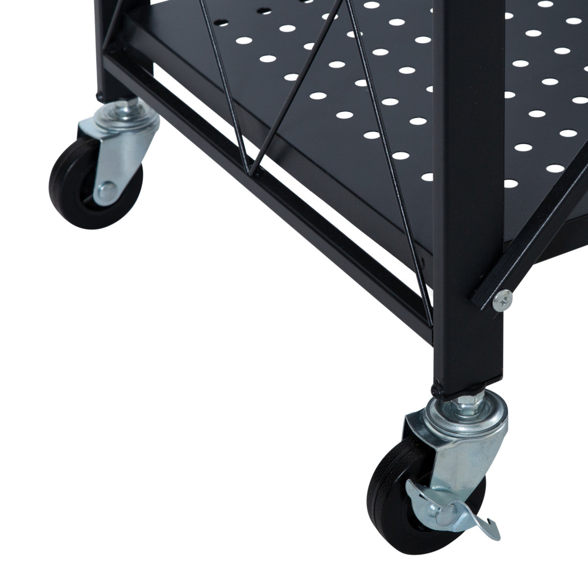 Rebrilliant Lomangino 49.61 H x 27.95 W x 13.39 D Foldable Shelving Unit